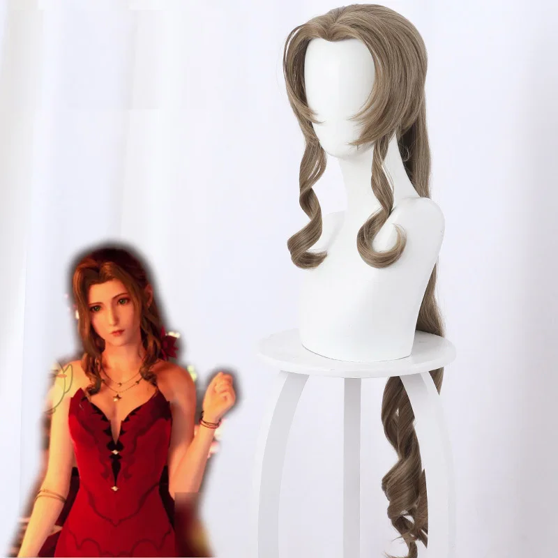 Парик PWEINCY gainsfun Aerith FF7 аксессуары для косплея Последняя Фантазия 7 переделка