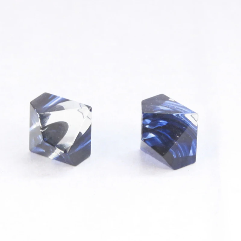 

23.5mm Blue Hair Diamond Glass Prism Photo Ornaments Crystal Valentine's Day Christmas Girlfriend Gift Optical Glass