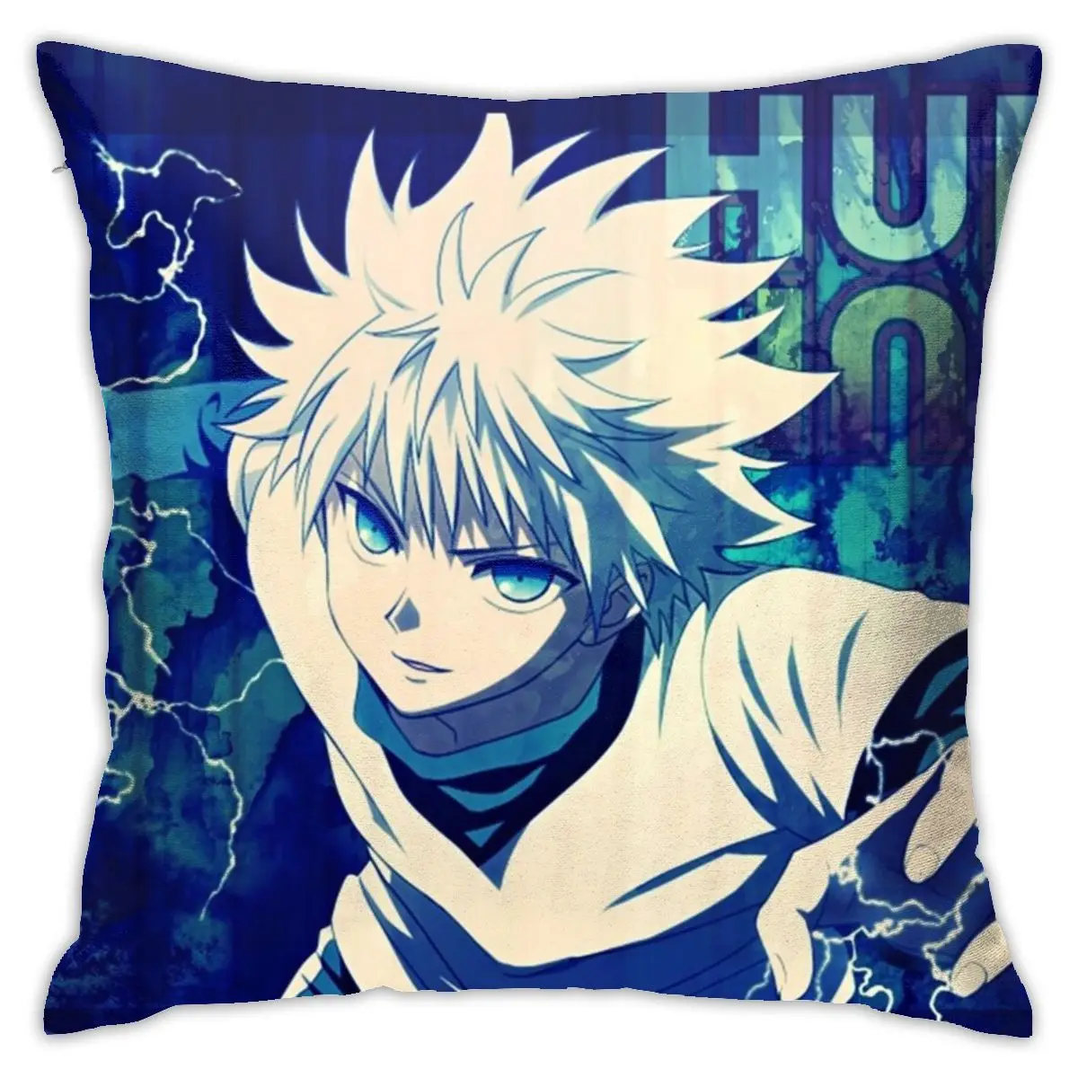 Чехол для подушки косплея 45x45 Хлопковый чехол в стиле аниме белая наволочка