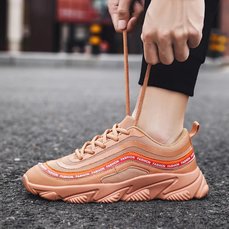 2019New модная дизайнерская обувь для мужчин Высокое качество спортивная Дышащие