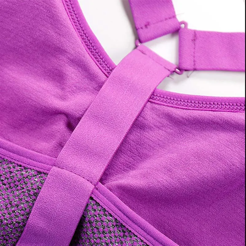 Быстросохнущие спортивные бюстгальтеры VEQKING для женщин ударопрочный спортивный