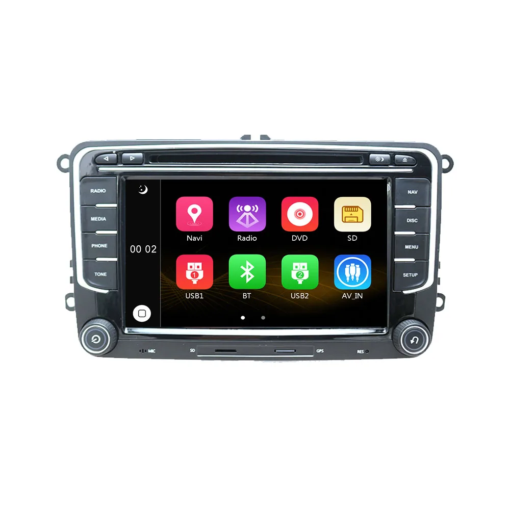 

Android 10 для Volkswagen Golf Polo автомобильный DVD-радиомагнитофон мультимедийный экран IPS сенсорный проигрыватель стерео головное устройство GPS-навиг...