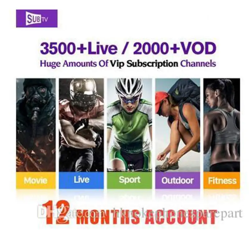 SUB tv IP tv LIVE tv+ VOD 10 месяцев подписка работает на Android Enigma Mag25X мобильный телефон Smart tv рабочий IOS tv PAD