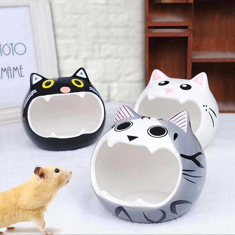 Керамическое маленькое укрытие животных хомяки гербилы и крысы для дома свинья