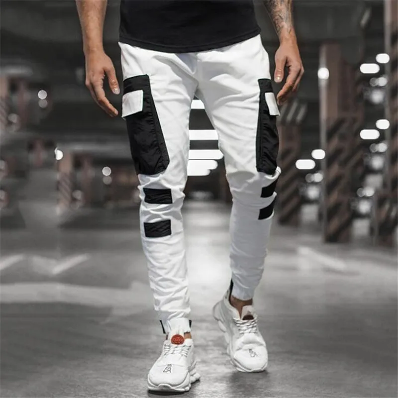 2020 Брендовые мужские спортивные штаны Джоггеры для бега брюки спортивный костюм