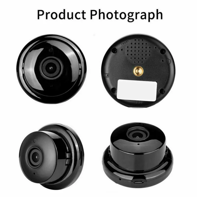 EU/US/UK/AU Plug Mini Wifi Camera 1080P HD IP 360 Degree Smart Home IR Night Vision 2-Way Audio Indoor WIFI Stand | Электроника