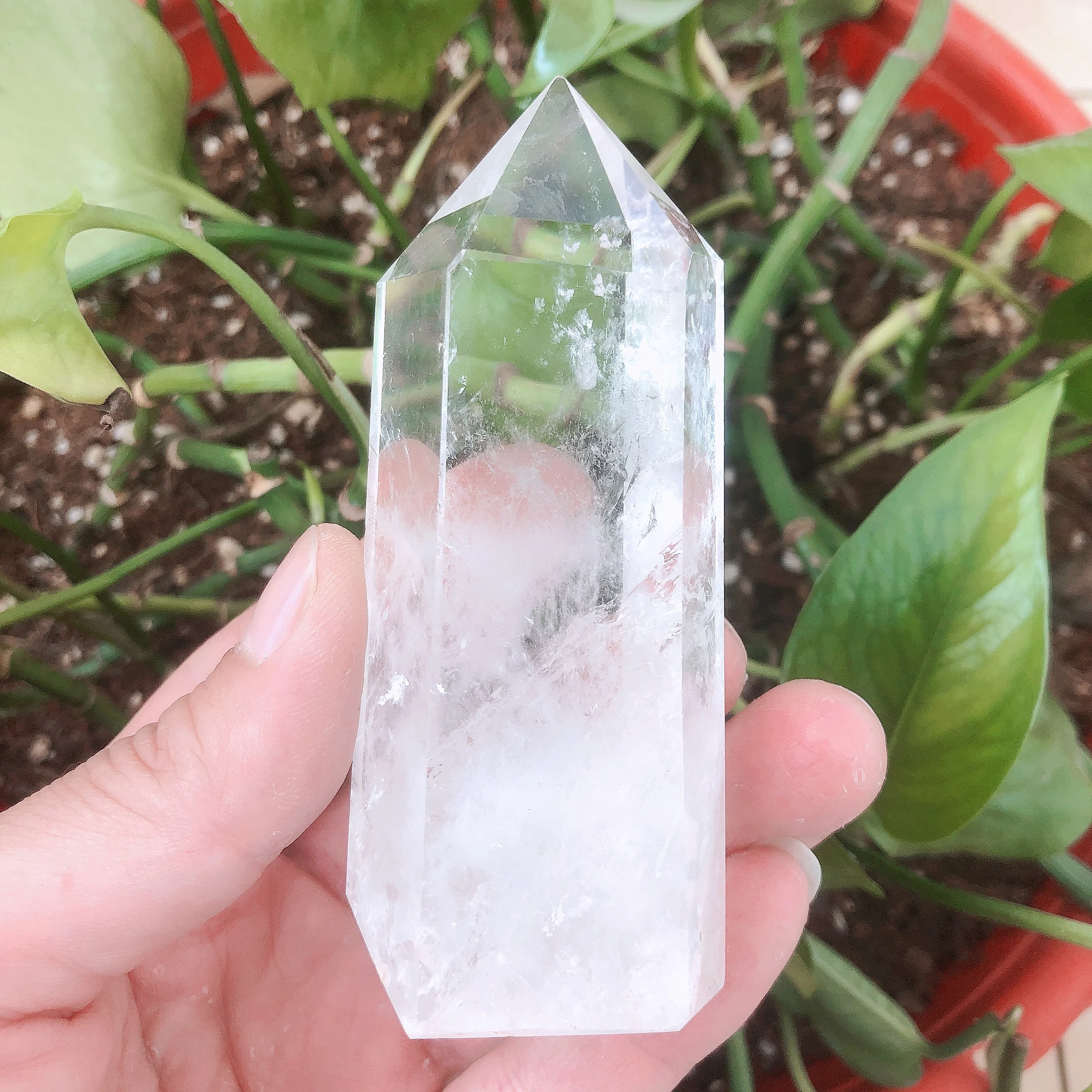 

1 шт. натуральный чистый белый кварц башня точка энергии камень «Reiki» комната офис аксессуары для аквариума декорации с драгоценными камням...