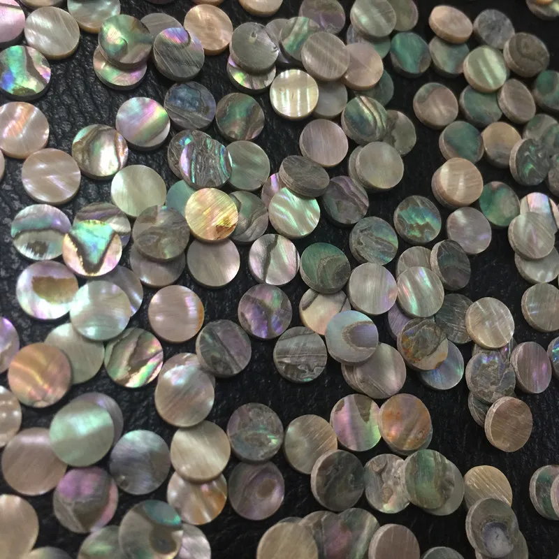 1 лот(50 шт.) диаметр 6 мм натуральный мексиканский abalone простыня для музыкальных инструментов аксессуары и украшения дома материалы