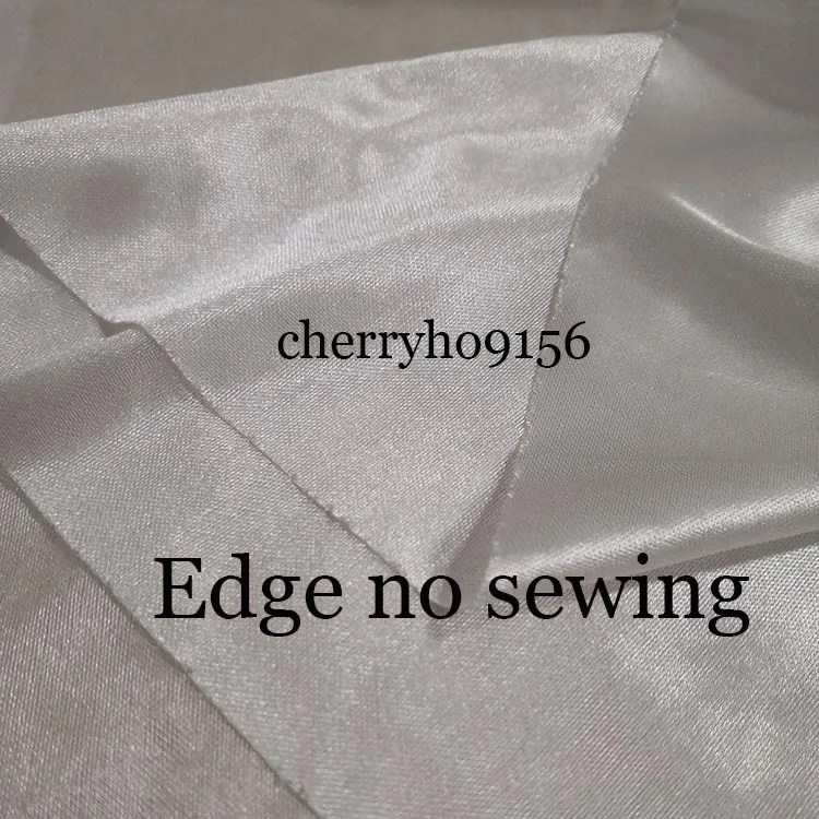 Прозрачный ледяной шелк материал скатерть для стола с накидкой праздника