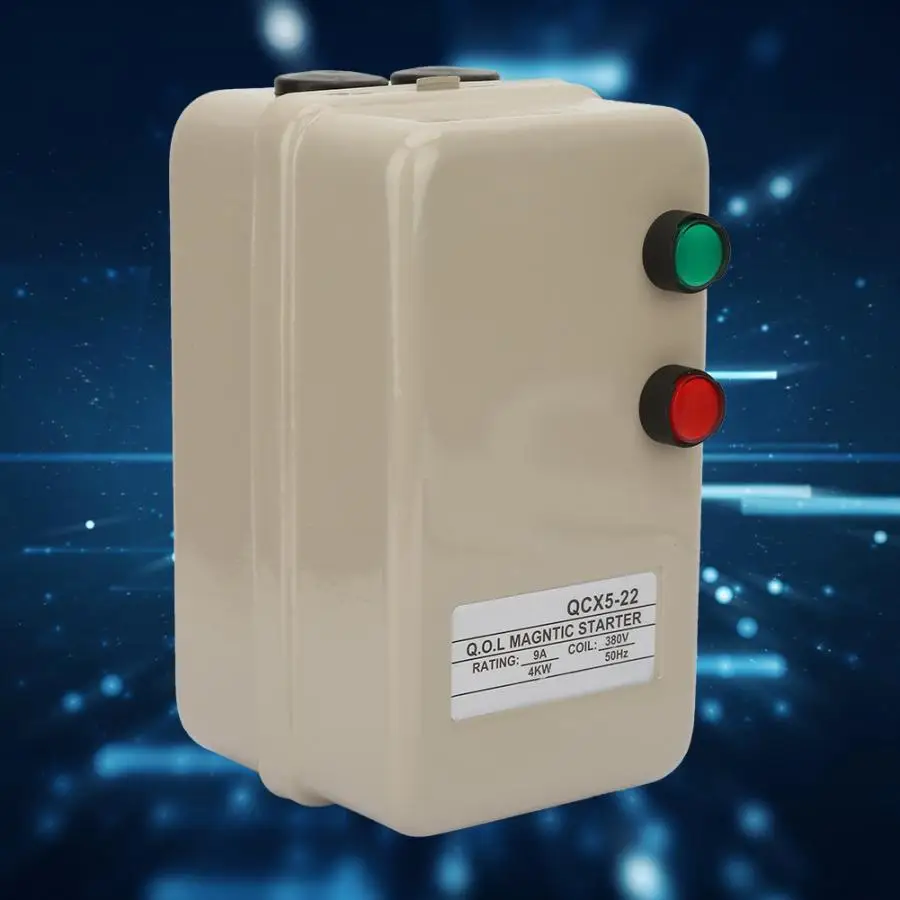 3 фазный двигатель AC380V 4 кВт магнитный стартер синхронный с мотором высокого