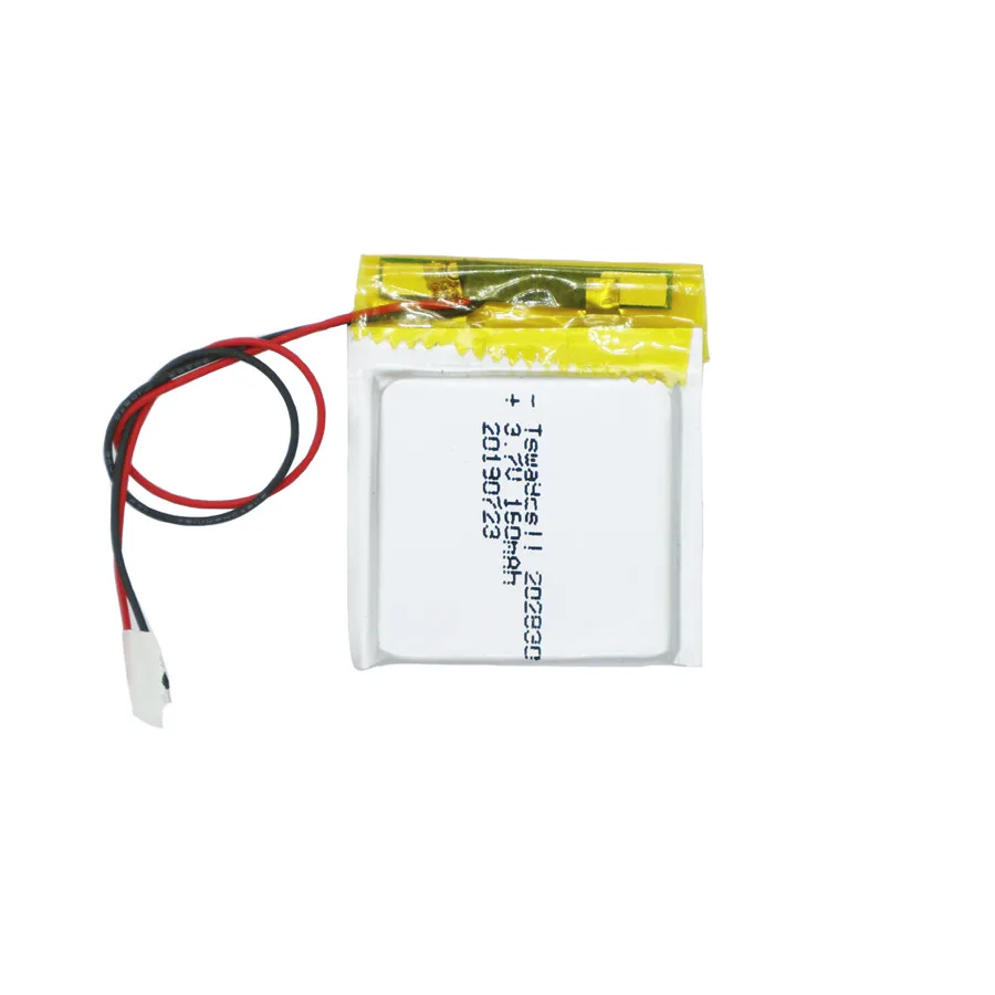 Литий полимерный аккумулятор малой емкости для наушников bluetooth толщина 2 мм * 28 30