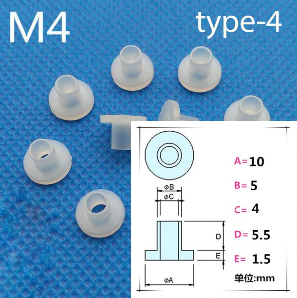 Прокладка для транзисторов M4 нейлоновая пластиковая прокладка Т образные