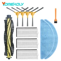 for neatsvor x500 x600 roomba vacuum cleaner main brush side brush hepa filter mop cloth replacement accessories parts