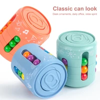 children fidget toys rotating magic bean fingertip toy kids stress relief cube toys for aldult intelligence decompression game