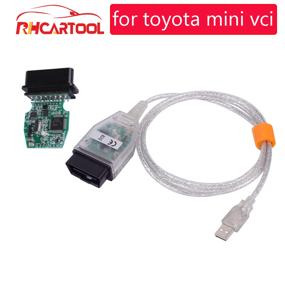 OBD2 V13.00.022 Мини интерфейс VCI для TOYOTA TIS Techstream minivci FT232RL чип J2534 OBDII OBD2 диагностический инструмент