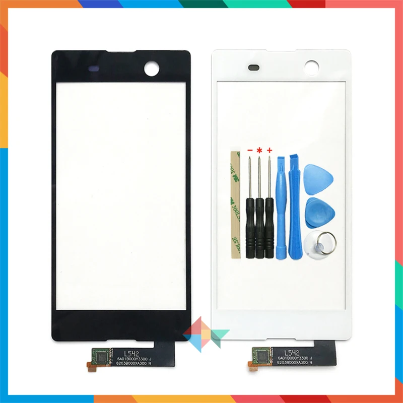 

High Quality 5.0" For Sony Xperia M5 Dual E5603 E5606 E5653 Touch Screen Digitizer Front Glass Lens Sensor Panel