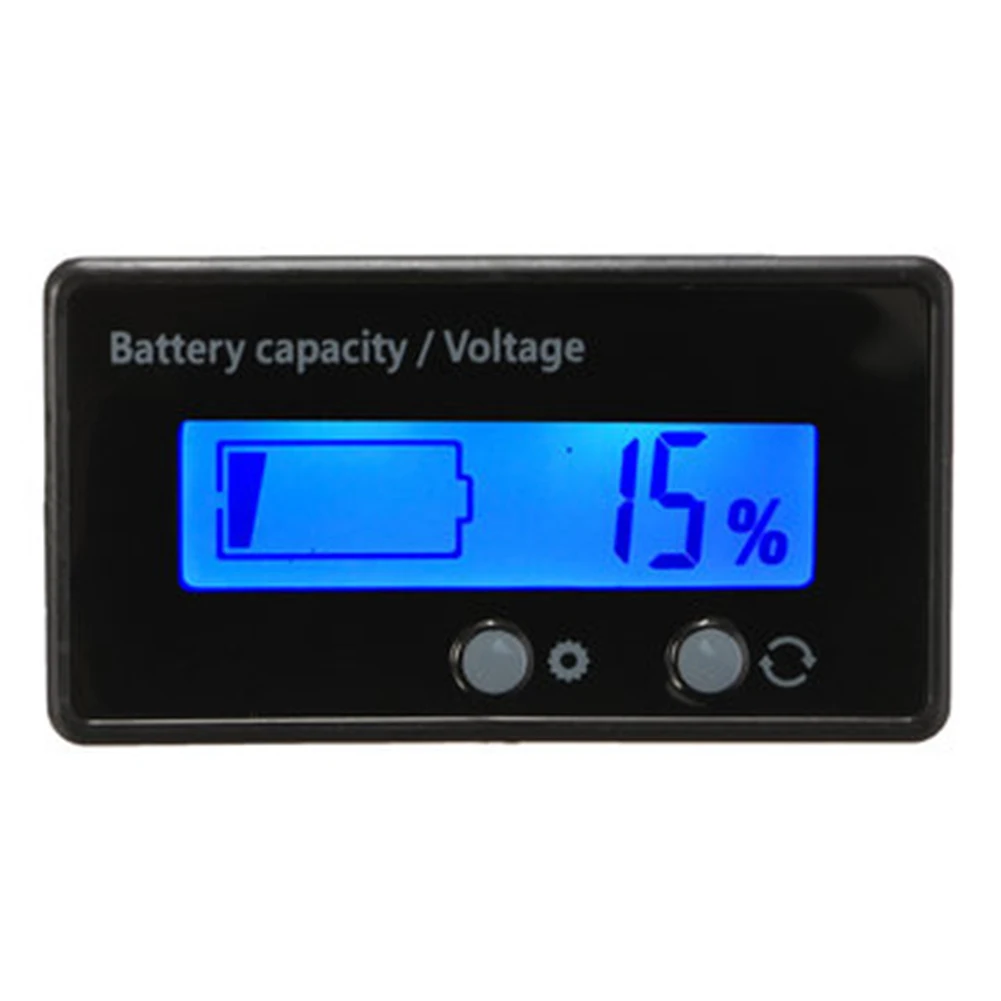 Индикатор емкости батареи тестер авто аксессуары свинцово кислотный ЖК экран