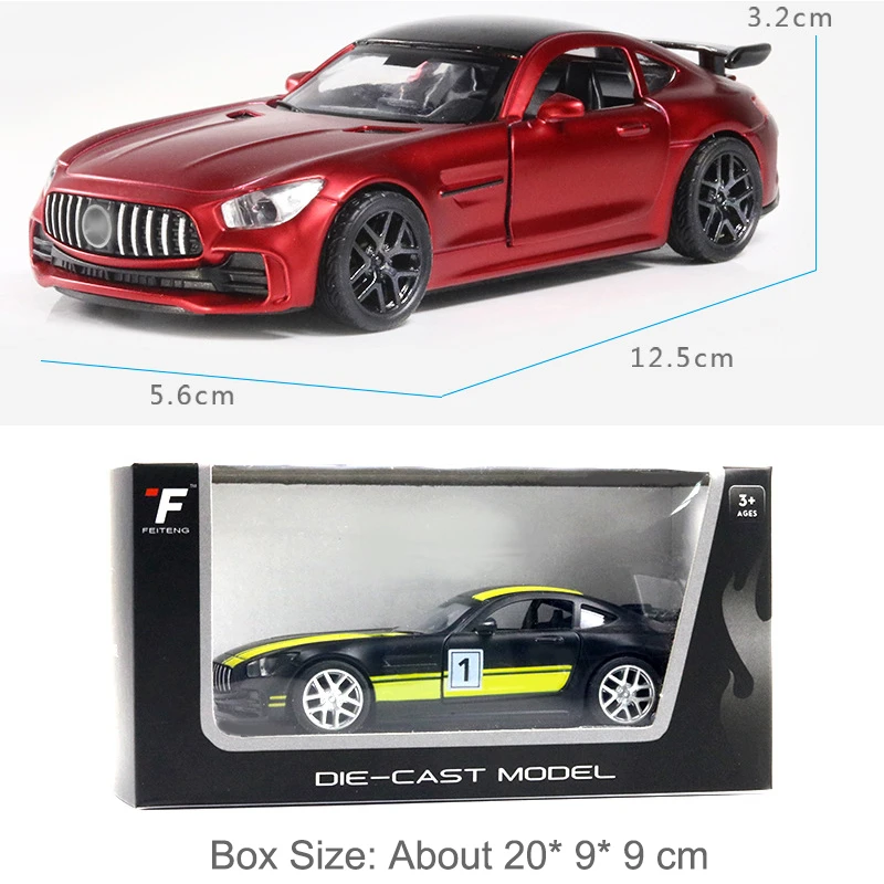 1/36 Bugatti Chiron литья под давлением брелок для автомобильных ключей модель в коробке