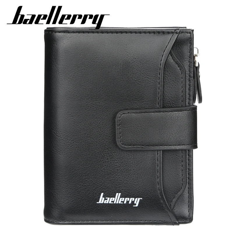 Baellerry Винтажный Мужской кошелек из искусственной кожи короткие кошельки