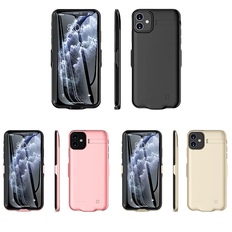 Портативный чехол для мобильного зарядного устройства iPhone X XR Xs Max 11 Pro max 5500/6000 мАч