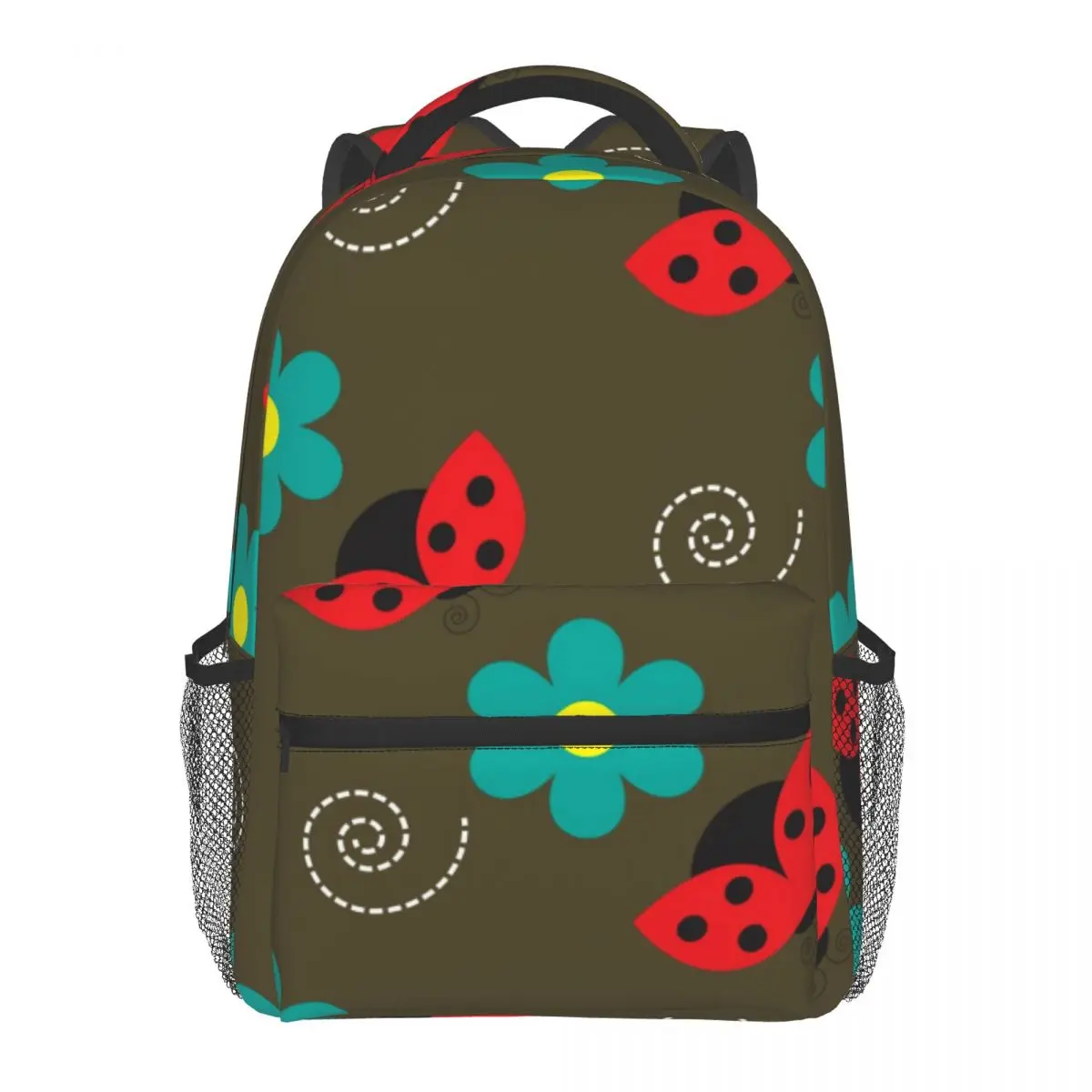 

Женский рюкзак, детский школьный рюкзак для девочек-подростков, женский рюкзак для ноутбука с узором жуков, дорожный рюкзак, 2021