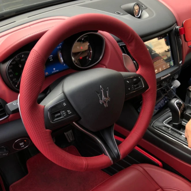 

Для Maserati Levante quattroporte Ghib Сделай Сам кожа замша ручная работа
