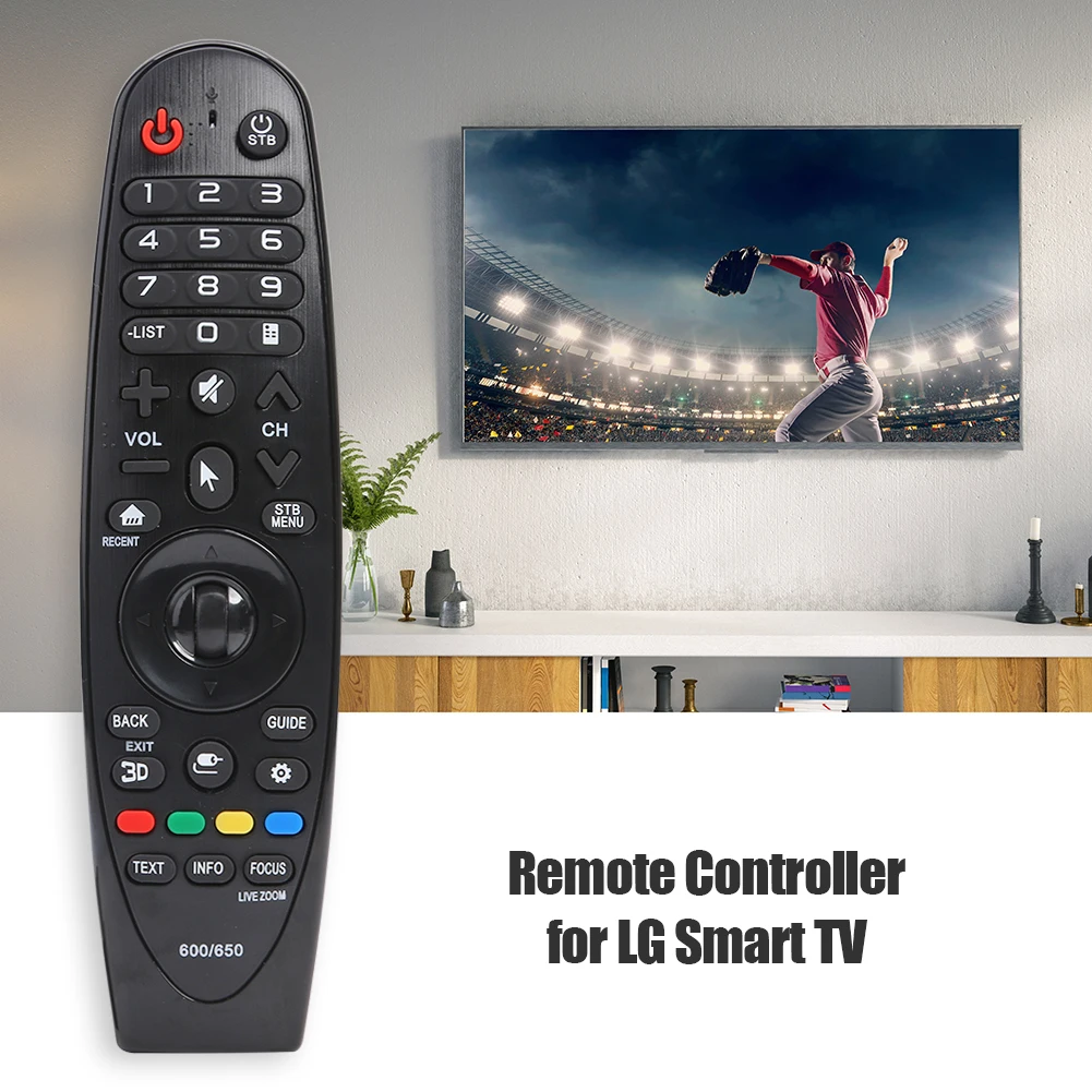 

Remote Control Replacement w/ USB Receiver Household Bedroom Decoration for LG Magic Remote AN-MR600 AN-MR650 Decor