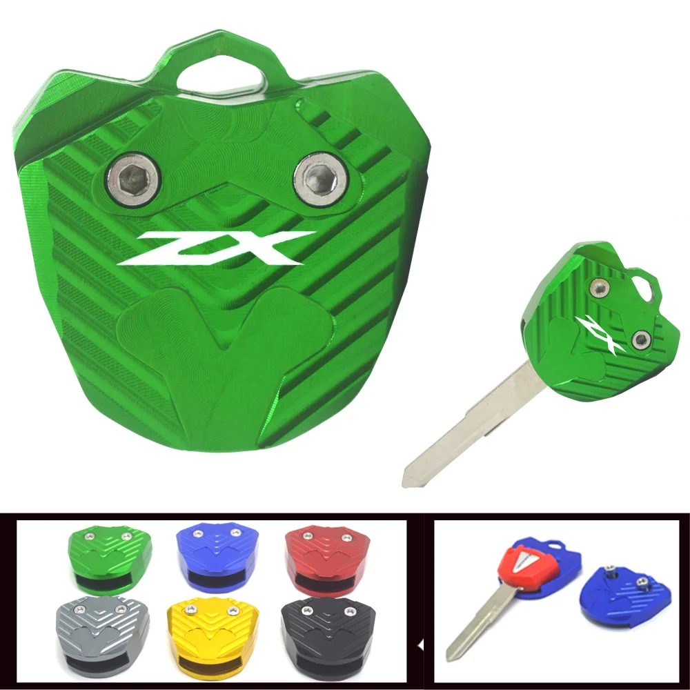 Для KAWASAKI Z750 Z1000 ZX-6R ZX9R ZX10R ZX-10R ZXR250 ZXR400 ZZR400 (ключ без чипа) Новый чехол для ключа CNC