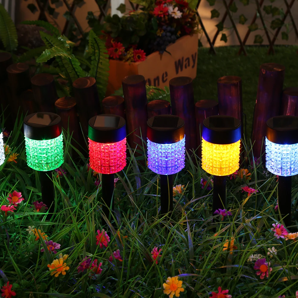 

Садовые светильники на солнечной батарее, 6 шт. в упаковке, уличное освещение для газона, дорожек, патио, дорожек, двора, ландшафта, декоратив...