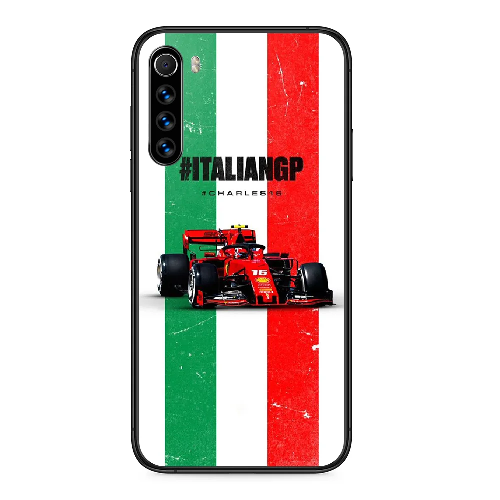 

Cool Car Formula 1 Phone case For Xiaomi Redmi Note 4A 4X 5 6 6A 7 7A 8 8A 4 5 5A 8T Plus Pro black waterproof silicone bumper