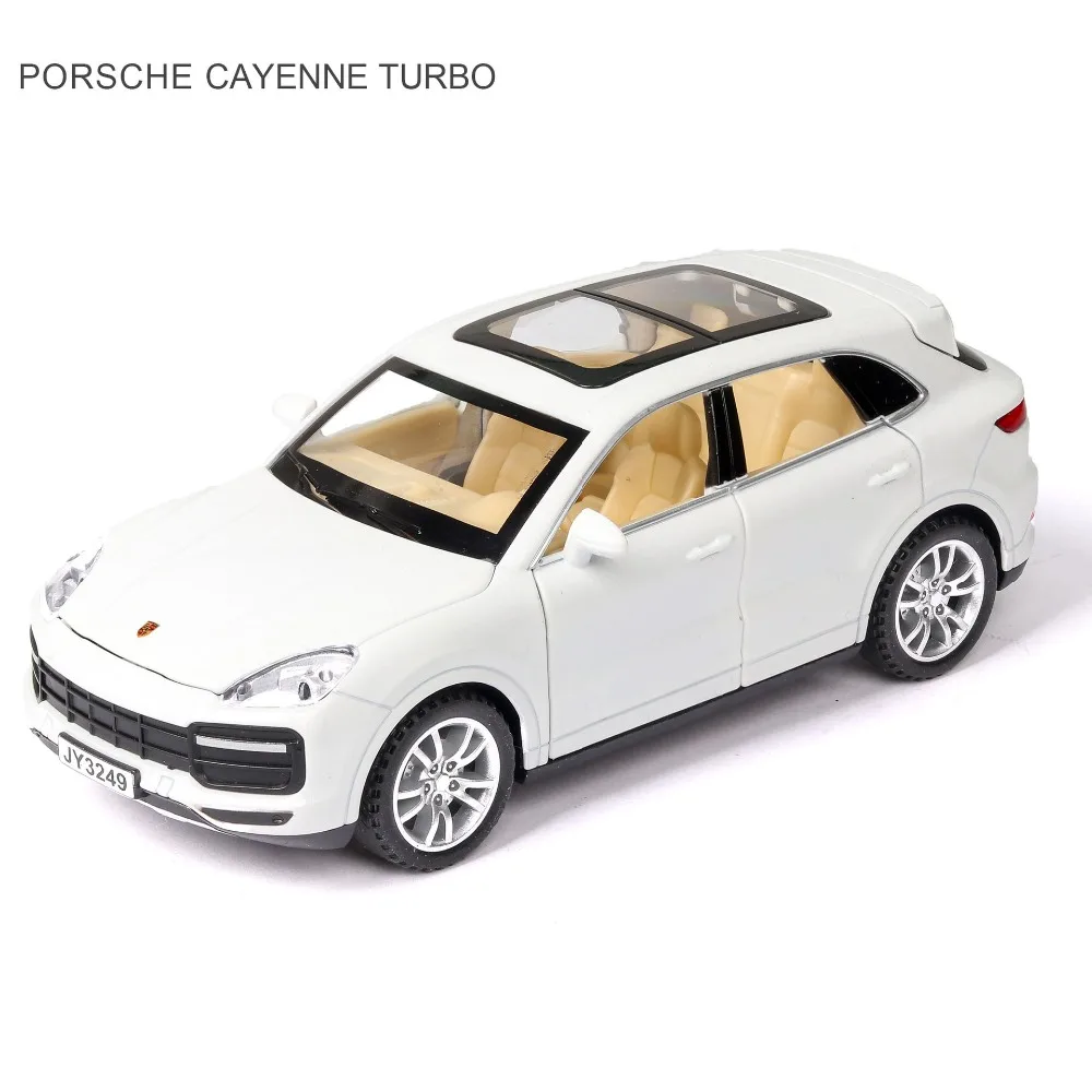 Новинка 2020 1:32 модель автомобиля Porsche-Cayenne с турбонаддувом литая под давлением
