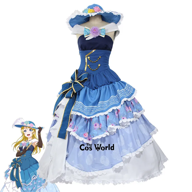 Танцевальное бальное платье Love Live School Idol Project Ayase Eli для вечеринки наряд костюм
