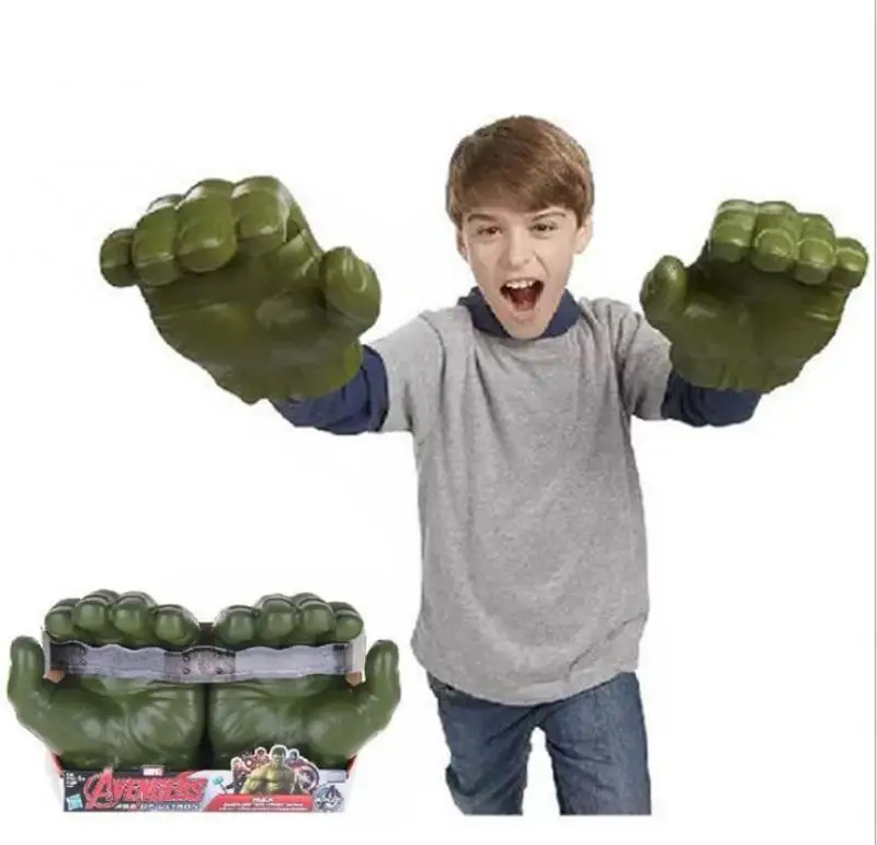 Горячая Marvel мстители Гамма захват Халк кулаки Косплей GlovesTransmitter Боксерские