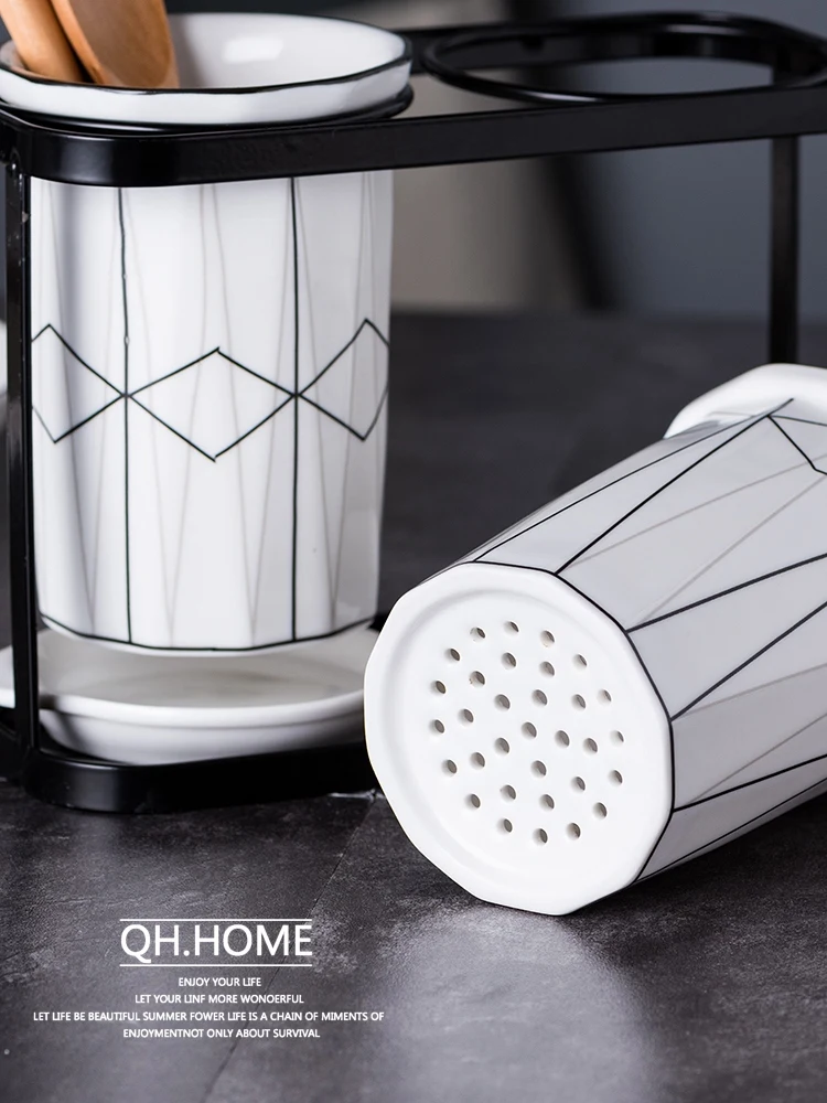 Керамическая ложка с мраморной текстурой столовые приборы палочки для еды