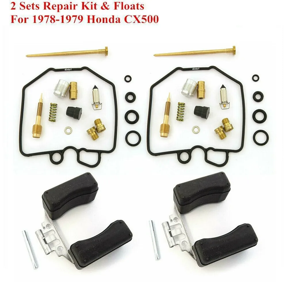 

2 Set Carburetor Rebuild Kit For Honda CX500 CX500C CUSTOM 1980-1982 CX500D Deluxe 1979 GL500 1979-1980 Carburetor Kits