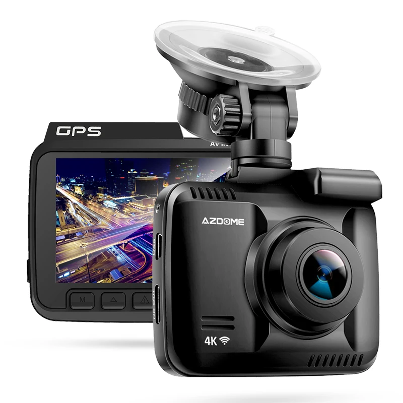 AZDOME GS63H автомобильный тире Cam 4 К HD автокамера 170 градусов широкий угол обзора с gps WiFi g-сенсор петля запись Парковка Мониторинг