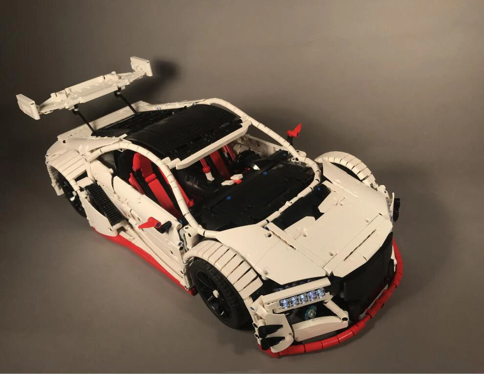 Новые высокотехнологичные Супер спортивный мобильных машин MOC-10858 Acura NSX GT3 каркас