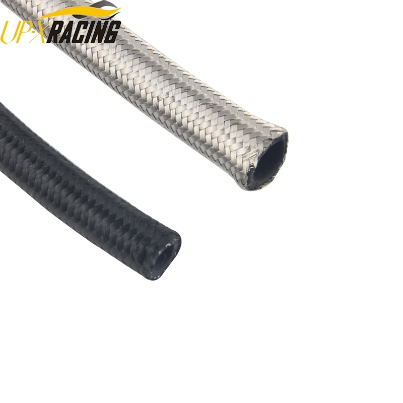 Универсальный автомобильный AN8 нейлоновый топливный шланг из нержавеющей стали