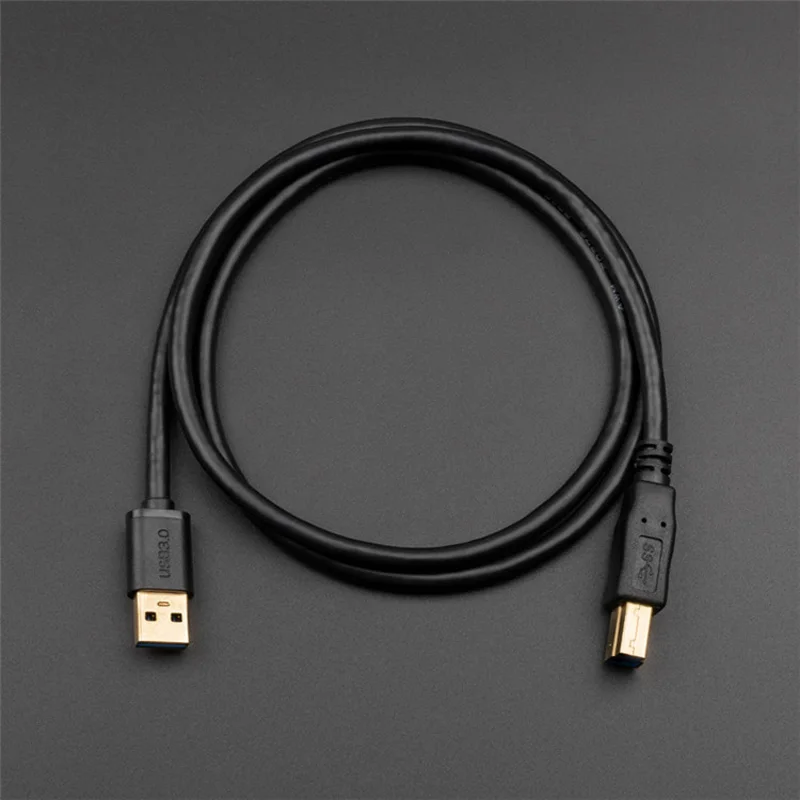 

10 шт. usb-кабель для принтера usb type B Мужской к USB 3,0 кабель AM к BM для canon epson hp ZJiang принтер этикеток DAC usb принтер