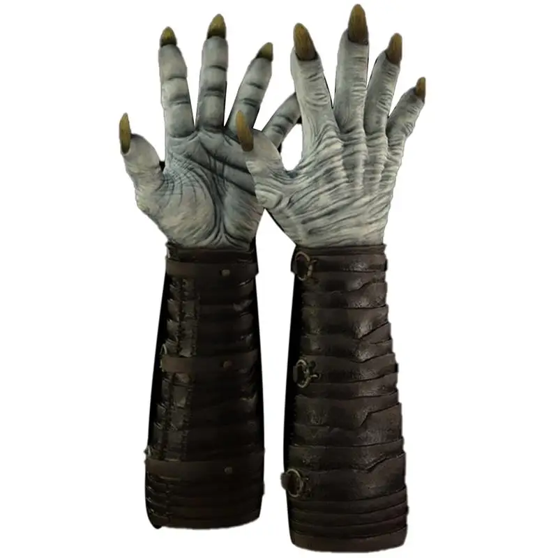 

Halloween Zombie Gloves Horror Latex Gloves Carnival Party Costume Props Creepy Costume Party Latex Gloves Dress Cosplay Costume