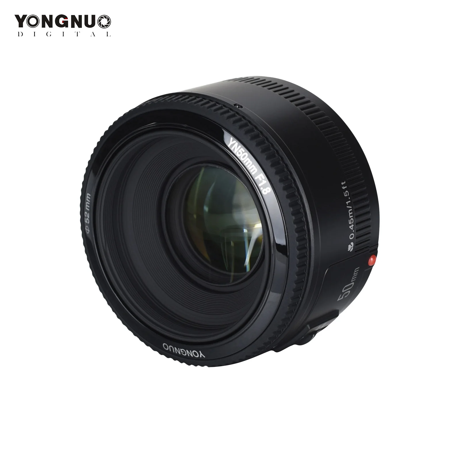 

Объектив YONGNUO YN 50 мм F1.8 AF 1:1, 8 стандартный основной объектив с большой апертурой и автофокусом, замена для цифровых зеркальных камер Canon EOS