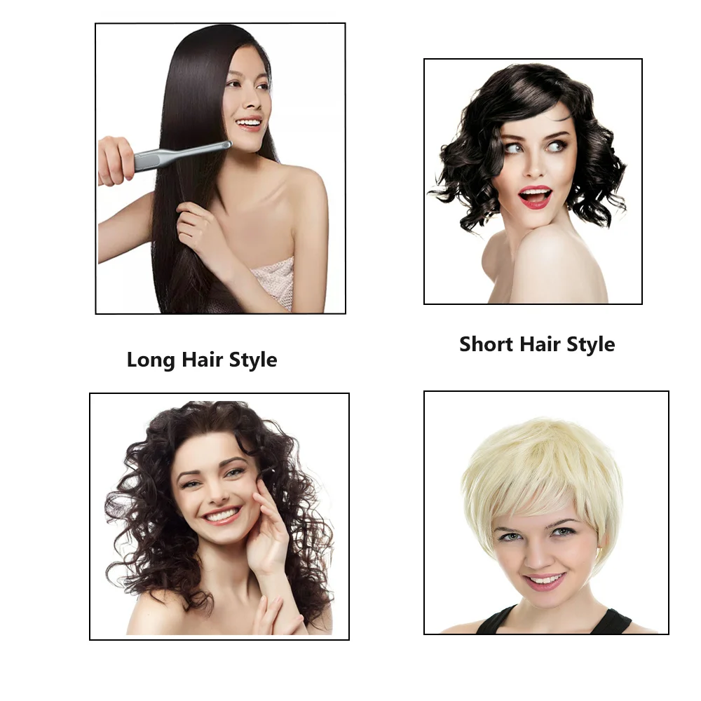 

Fast Hair Straightener Professional 2 in 1 LED Flat Iron Thinnest Pencil Ceramic for Short Beard Hair Wool Curls Mini Straighten