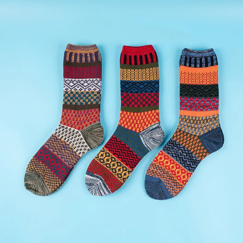 

Thread Quality! Cotton JZSC-2 Best Winter Stockings, Soft And Warm Man's Socks, Sold In Half A Dozen/ Dozen Shipped Randomly