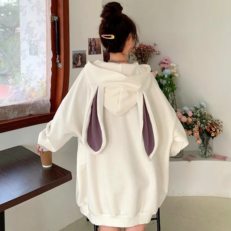 Толстовки женские студенческие Свободные повседневные Модные свитшоты с