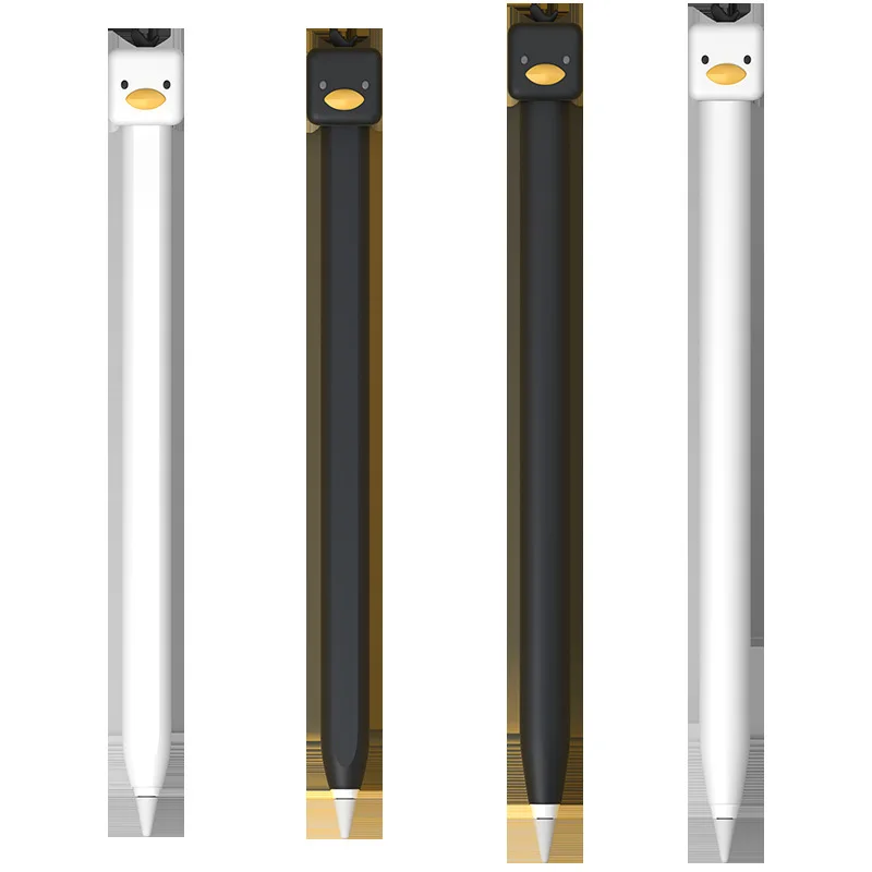 Защитный чехол-карандаш для Apple Pencil 1 2 симпатичный чехол с уткой IPad нескользящий