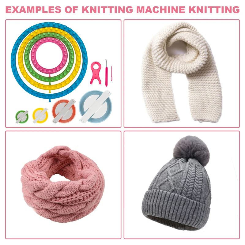 

Weaving Loom Knitting Loom Flower Daisy Knit Pattern Maker Wool Yarn Needle Loom Knitting Tools
