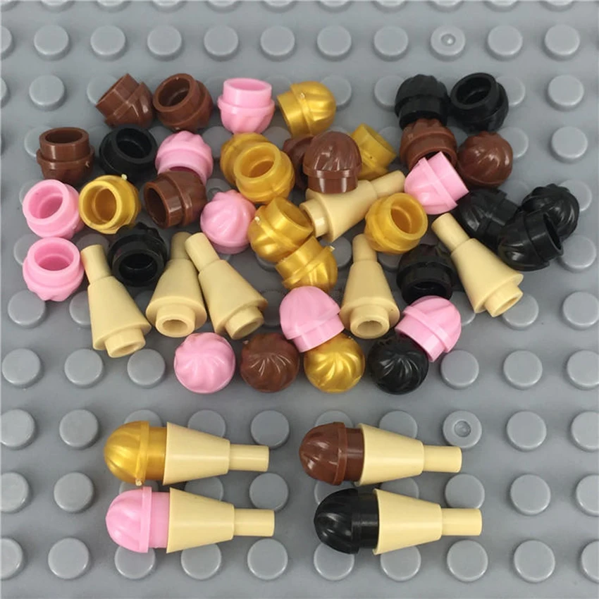 Кубики Moc Legoings городская еда серия Десерт Мороженое Торт строительные блоки