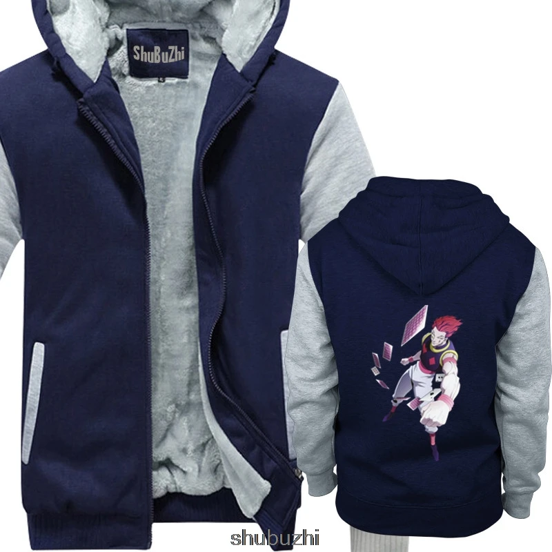 Толстовка мужская с капюшоном Hunter X черная толстовка изображением героев аниме в