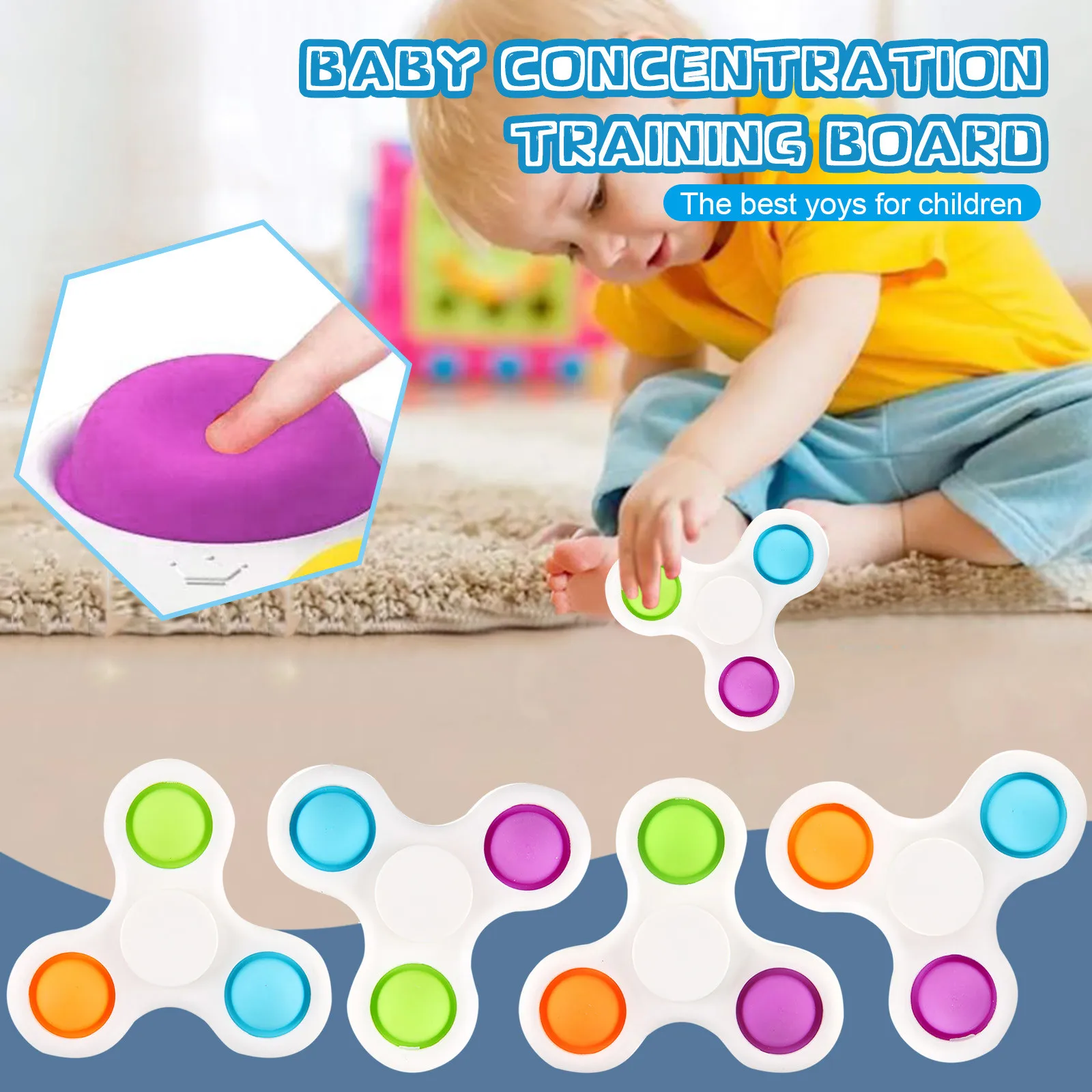 

Fidget Simple Dimple Toy Simple Dimple Toy Pressure Reliever Board Controller Educational Toy for Kids Adults Autism Needs Toys