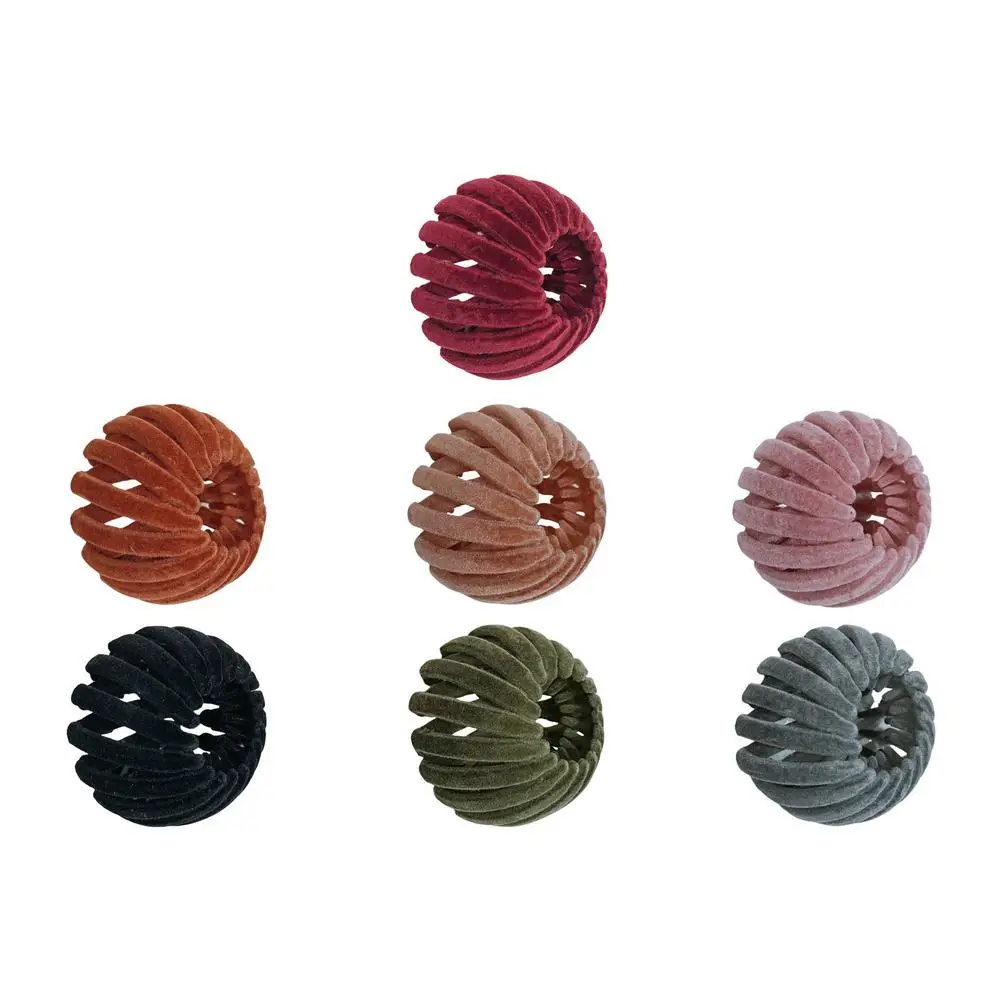 

7 шт., заколки для волос в форме птичьего гнезда, различные цвета